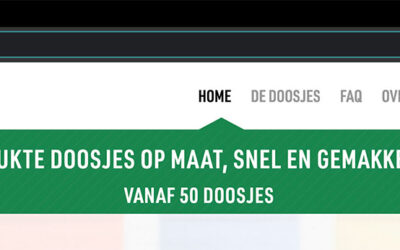 Doosjesopmaat.nl is weer online